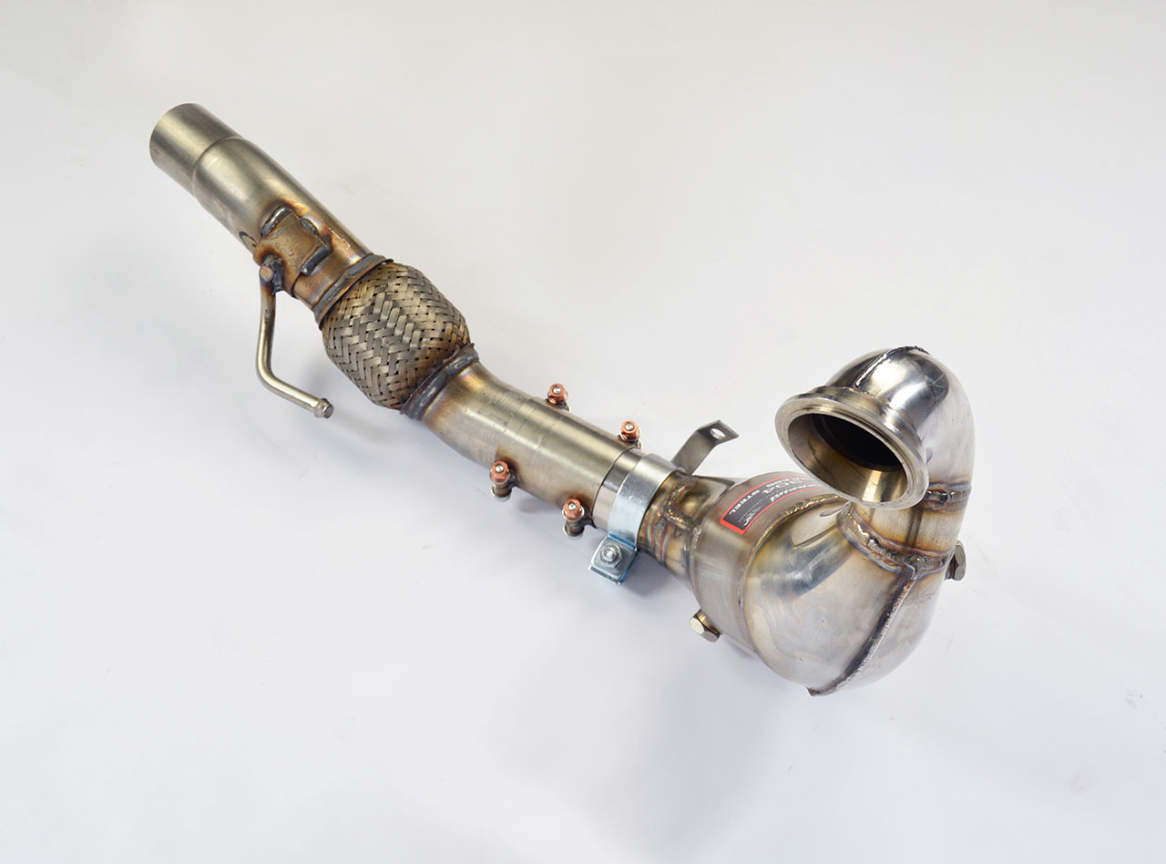 ALFA ROMEO 4C 1750 TBi (241 Hp) 2013 Turbo downpipe + Metallic catalytic converter