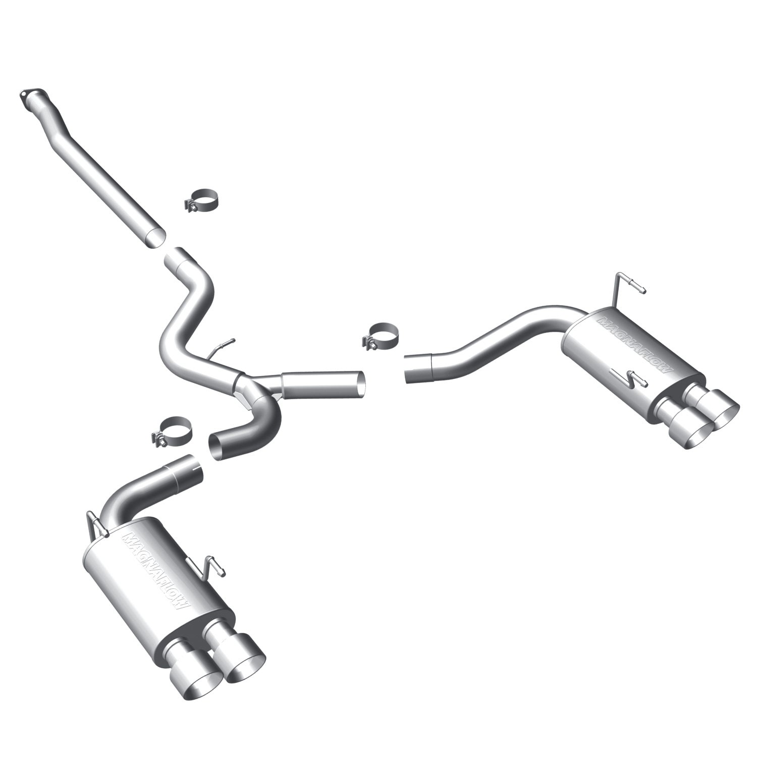 Subaru Cat-Back 2011 Subaru WRX STI 2.5L Magnaflow Cat-Back