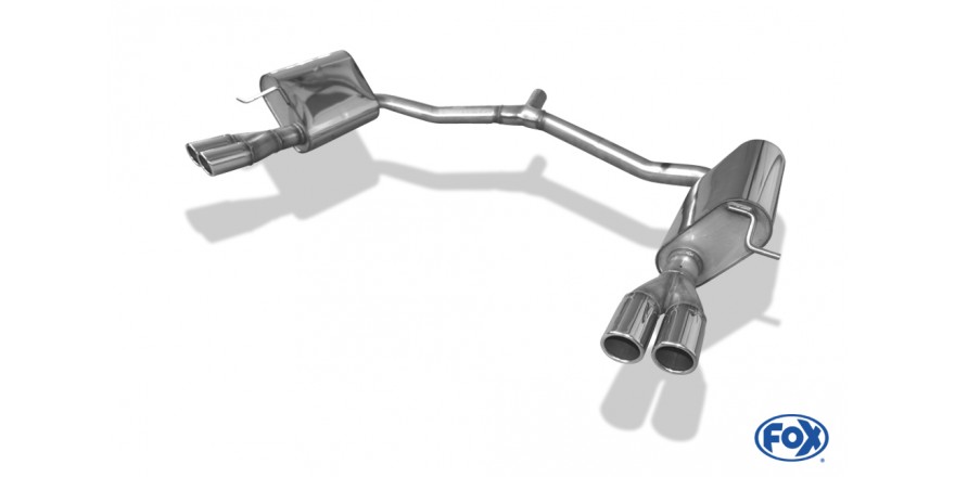 Mercedes E-Klasse W212- 4 Zylinder Einddemper rechts/links - 2x7
