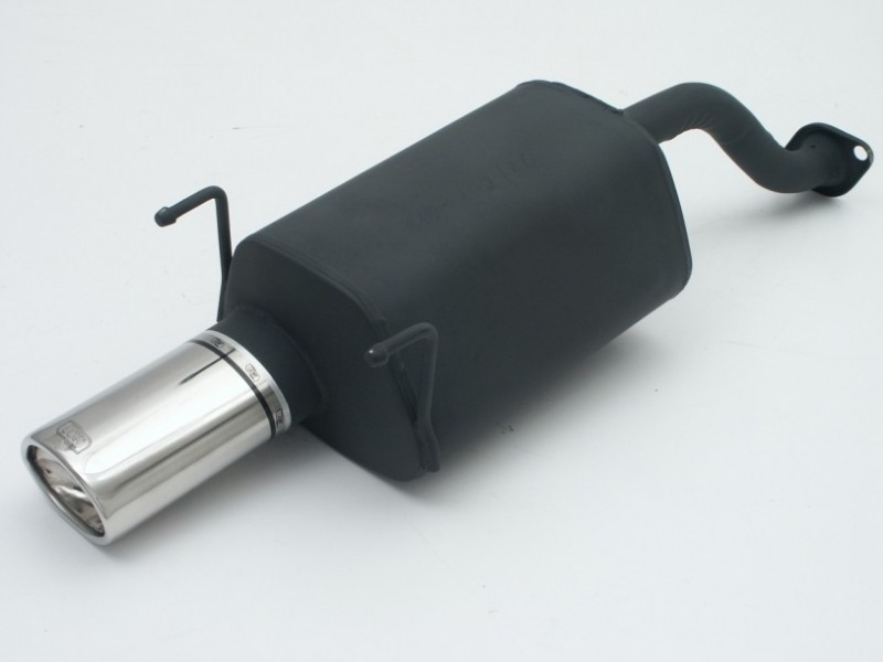 Einddemper Honda Civic 1992-1996 RVS eindstuk 145x75mm Ovaal