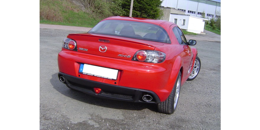 Mazda RX8 Einddemper dwars Uitgang rechts/links - 115x85 Typ 38