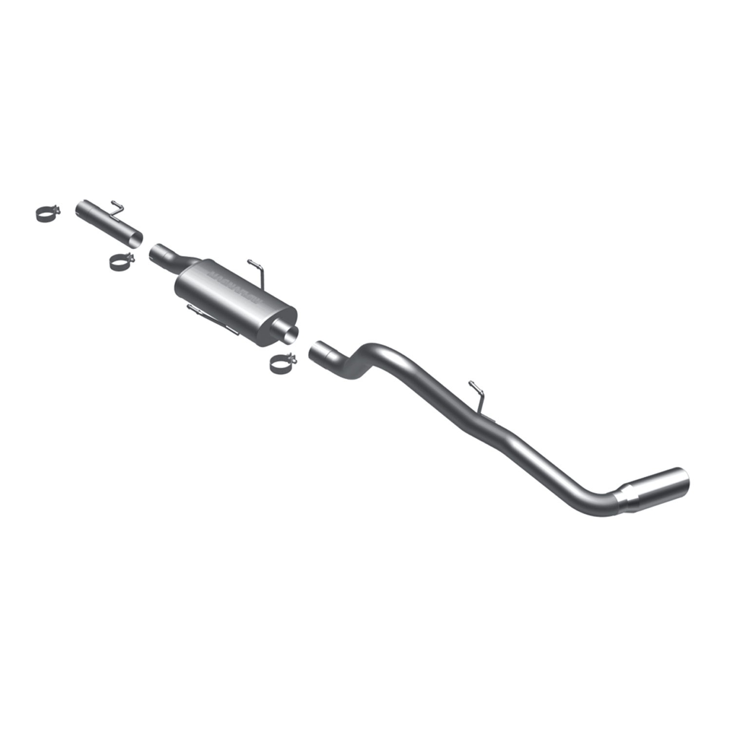 Dodge Cat-Back 08 Ram 1500 5.7 single-exit Magnaflow Cat-Back