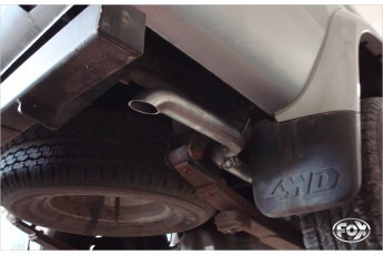 Mitsubishi L200 - K60T - met Katalysator Einddemper - zonder e (