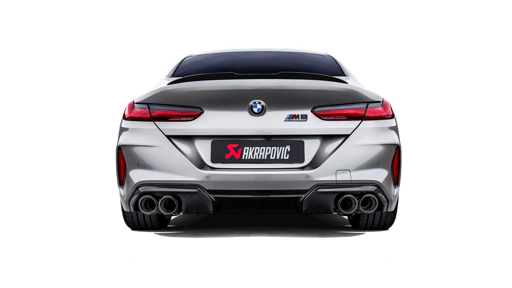 Akrapovic BMW M8 Gran Coupé (F93) met Gpf – Titanium Uiltaat Systeem