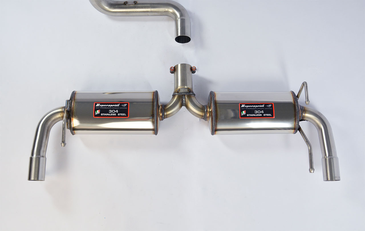 595 ABARTH 1.4T "Turismo" (165 Hp) (Ø65) 2016 Rear exhaust Right - Left