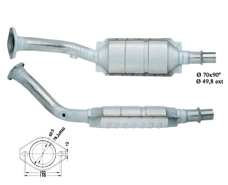 Citroen ZX 2.0i 16V 1998 cc 114 Kw / 155 cv XU10J4 Magnaflow CAT