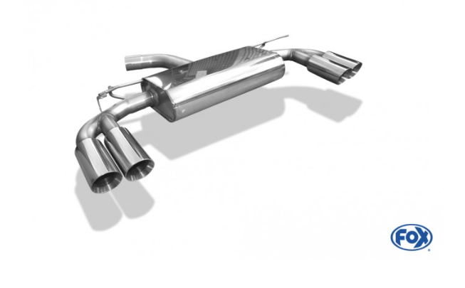 Audi A3 - 8V 3-doors final silencer - 2x80 type 25 right/left