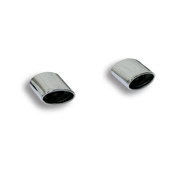 AUDI A3 8V 1.8 TFSI (180 Hp) 2013 -> 2015 Oval endpipe kit Right + Left 145 x 95.