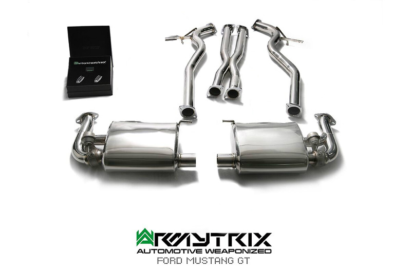 Armytrix Ford Mustang GT 5.0 (MK6) (2015-2017) X-pipe + Mid pipe