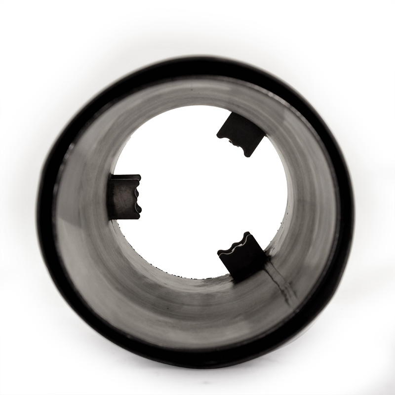 Simoni Racing Uitlaatsierstuk Rond/Schuin Mat-Carbon+RVS - Ø102xL155mm - Montage 50-76mm