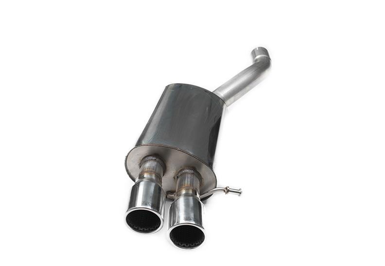 Milltek VW Jetta V 2.0 TFSI cat-back systeem met dubbel 76.2mm J