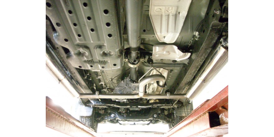 Hilux - Double Cap Systeem Sidepipe, bestehend aus 2 Einddempern